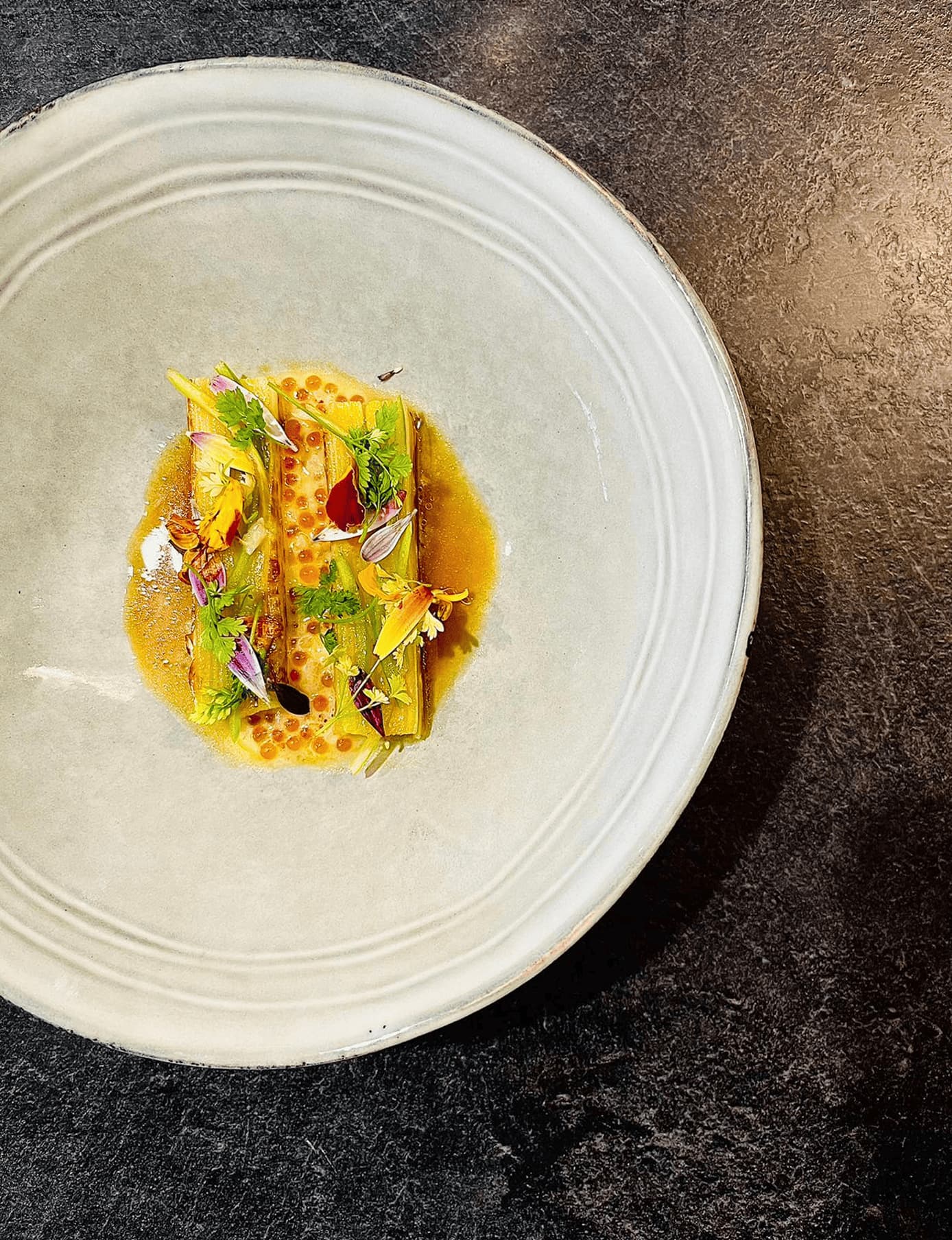 Plat cuisiné par Fabrice Vitello