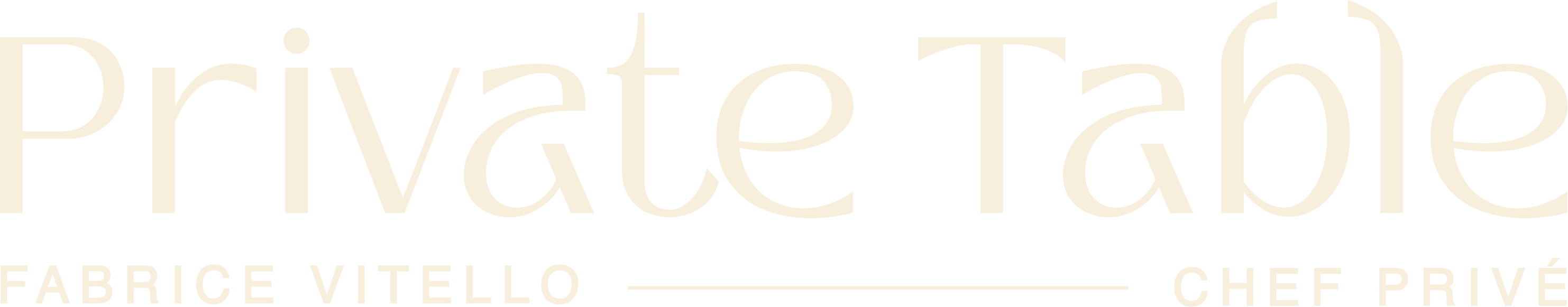 Logo complet de Private Table